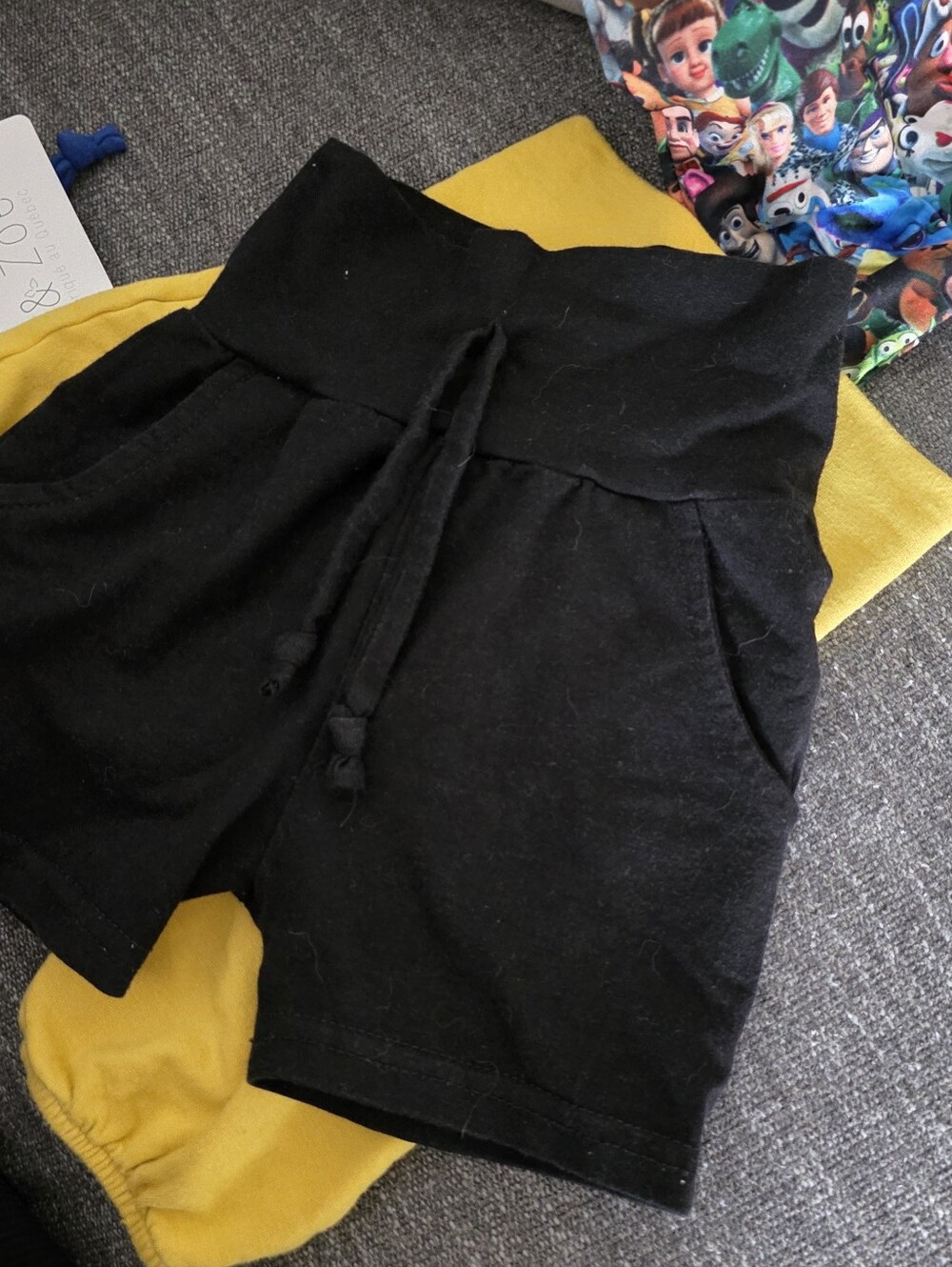 Short Noir Avec Poche Zak & Zoé 12-24mois Baby